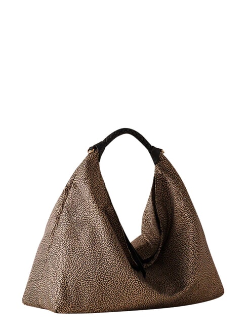 PLIE Medium hobo bag OP / NATURAL / BLACK - Women&rsquo;s Bags
