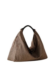 BORBONESE PLIE Medium hobo bag OP / NATURAL / BLACK - Women&rsquo;s Bags - 3