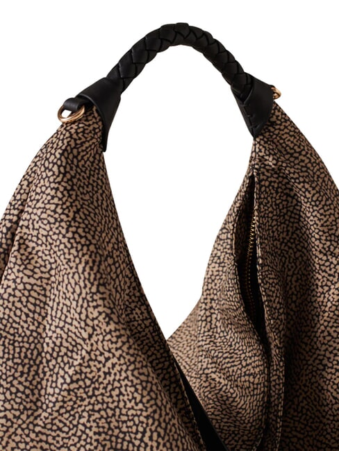 PLIE Medium hobo bag OP / NATURAL / BLACK - Women&rsquo;s Bags