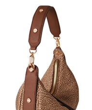 BORBONESE FRAME Hobo bag, mini, shoulder bag Beiger sea - Women&rsquo;s Bags - 5