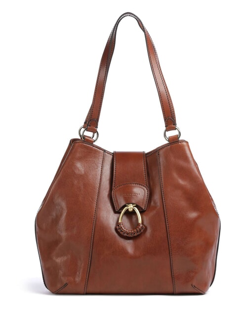 ERICA Leather shopper BROWN - Women&rsquo;s Bags