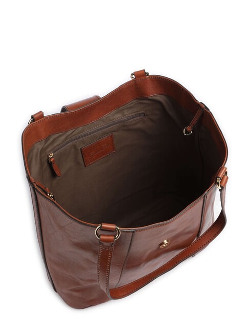 ERICA Leather shopper BROWN - Women&rsquo;s Bags