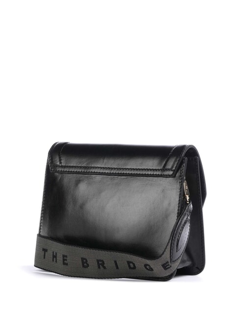 ELBA Shoulder bag, in leather Black Gold - Women&rsquo;s Bags