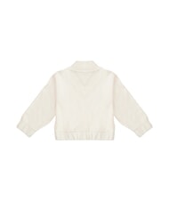 TOMMY HILFIGER TH KIDS Full zip sweatshirt ancient white - Baby Sweatshirt - 3
