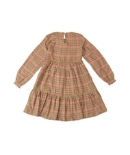 TOMMY HILFIGER TH KIDS Girl's Dress Shepard check/magenta beige - Little Girls' Dresses - 3