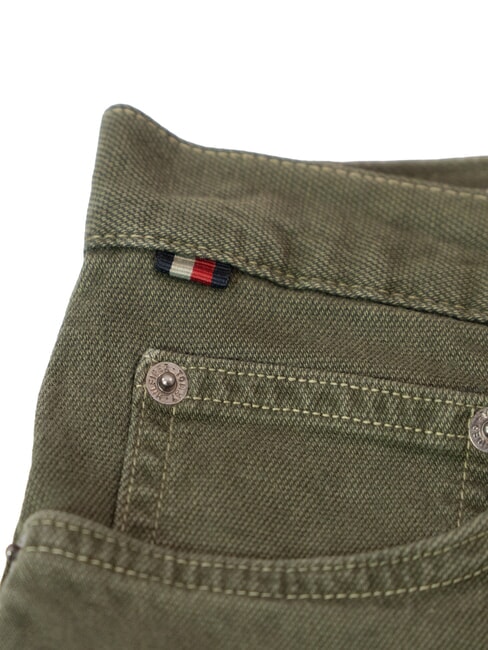 TH DENTON Chino Pants army green - Trousers
