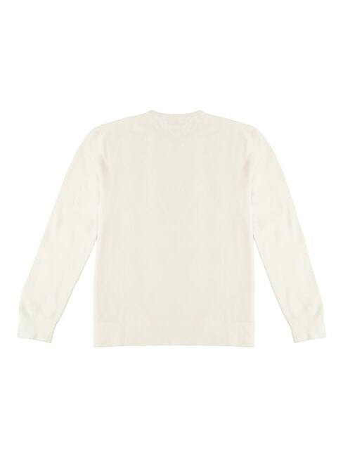 TH Honeycomb crew neck sweater ivory - Men's Sweaters