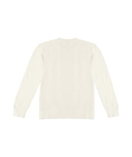 TOMMY HILFIGER TH Honeycomb crew neck sweater ivory - Men's Sweaters - 3