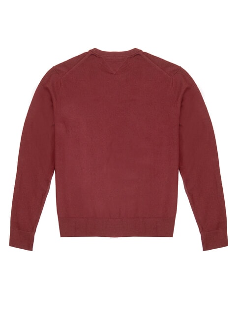 PIMA Cashmere blend crewneck sweater deep red - Men's Sweaters