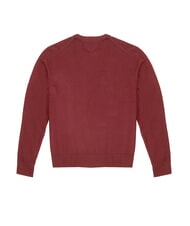 TOMMY HILFIGER PIMA Cashmere blend crewneck sweater deep red - Men's Sweaters - 3