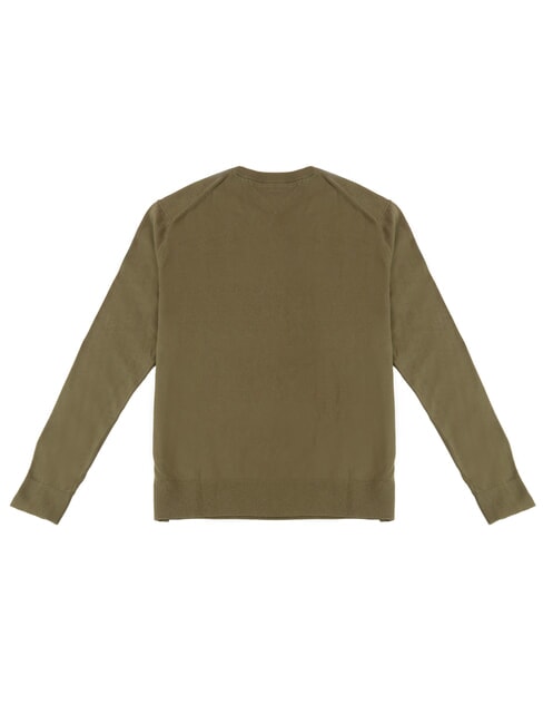 PIMA Cashmere blend crewneck sweater army green - Men's Sweaters