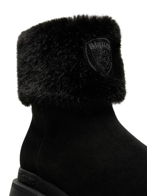 KIMMEL Leather winter boots BLACK - Women&rsquo;s shoes