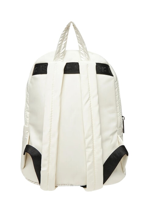 PADDED NYLON Backpack with rhinestone logo white - Women&rsquo;s Bags