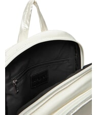 BLAUER PADDED NYLON Backpack with rhinestone logo white - Women&rsquo;s Bags - 5