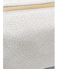 BORBONESE VIS-A-VIS Small shoulder bag white cotton - Women&rsquo;s Bags - 3