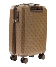 GUESS LATONA 18 Hardside carry-on trolley MILK LOGO - Hand luggage - 3