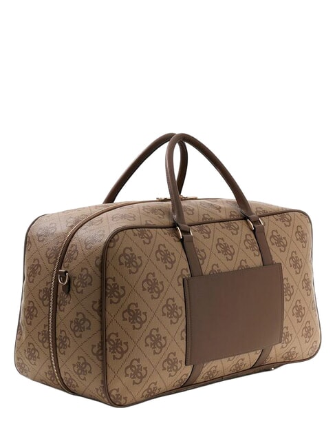 BERTA Travel bag, with shoulder strap latte logo / brown - Duffle bags