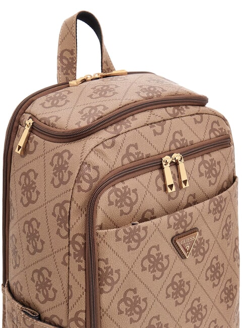 BERTA Multi-pocket backpack, underseater 45 cm latte logo / brown - Women&rsquo;s Bags