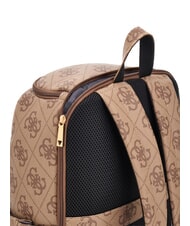 GUESS BERTA Multi-pocket backpack, underseater 45 cm latte logo / brown - Women&rsquo;s Bags - 7
