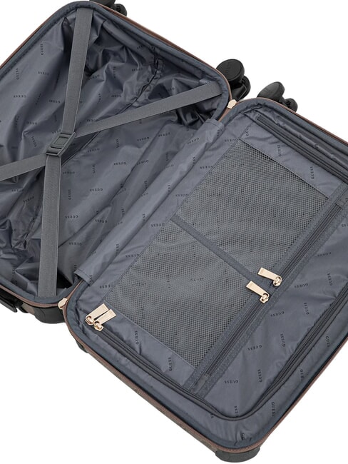 WILDER 18 Hand Luggage Trolley taupe logo - Hand luggage