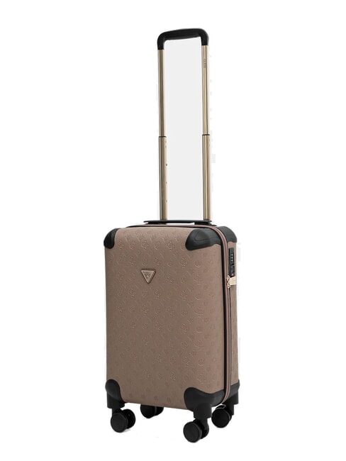 WILDER 18 Hand Luggage Trolley taupe logo - Hand luggage