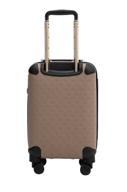 WILDER 18 Hand Luggage Trolley taupe logo - Hand luggage