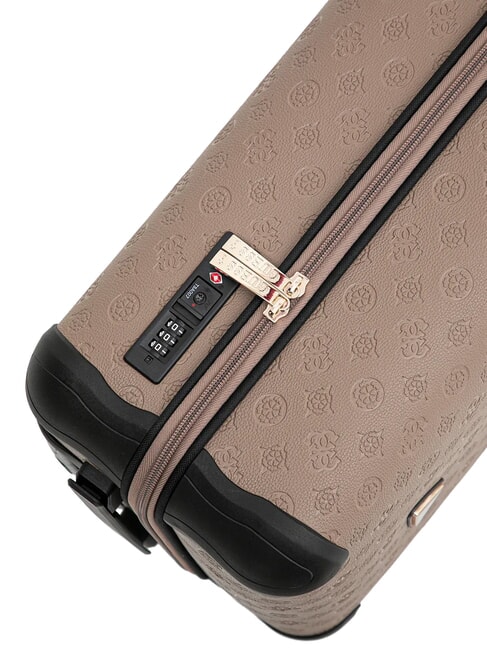 WILDER 18 Hand Luggage Trolley taupe logo - Hand luggage