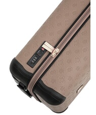 GUESS WILDER 18 Hand Luggage Trolley taupe logo - Hand luggage - 5