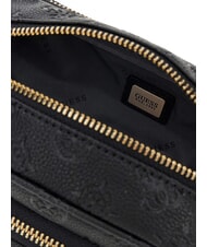 GUESS WILDER Bum bag with front pocket BLACK - Hip pouches - 3