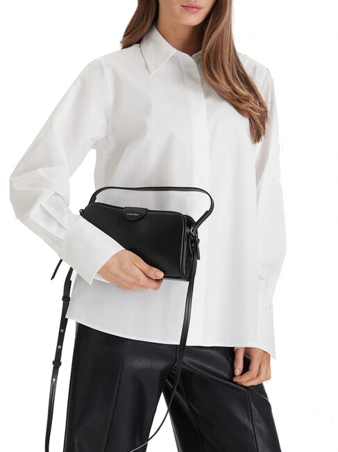 EMBOSSED LOGO BUSINE Handbag, with shoulder strap on black - Women&rsquo;s Bags