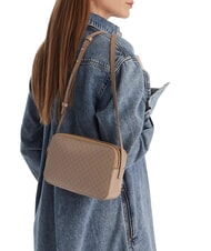 CALVIN KLEIN COATED EMBLEM Mini shoulder bag desert taupe aop - Women&rsquo;s Bags - 2