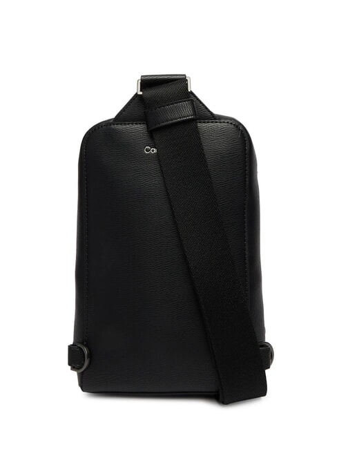 HARDWARE EMBLEM Shoulder bag on black - Over-the-shoulder Bags for Men