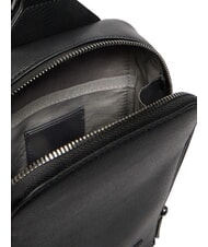 CALVIN KLEIN HARDWARE EMBLEM Shoulder bag on black - Over-the-shoulder Bags for Men - 3