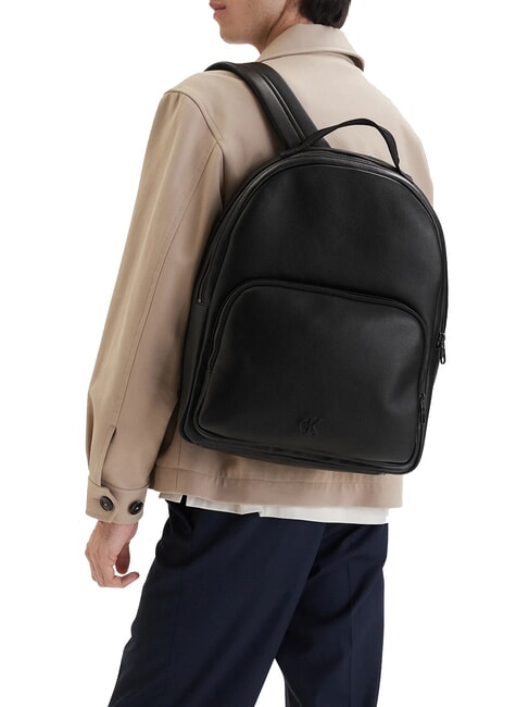 CARGO WEBBING STRAP Backpack black / white webbing - Backpacks & School and Leisure