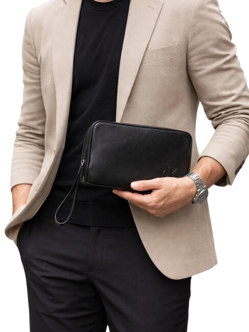 BOLD MONOGRAM Clutch Wallet on black - Men&rsquo;s Wallets