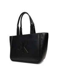 CALVIN KLEIN BOLD MONOGRAM Shoulder shopper on black - Women&rsquo;s Bags - 3