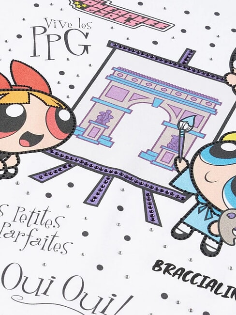 SUPERCHICCHE Patterned T-shirt, short sleeves white - T-shirt