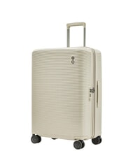 ECHOLAC ULTIMA Medium rigid trolley, expandable beige - Rigid Trolley Cases - 3