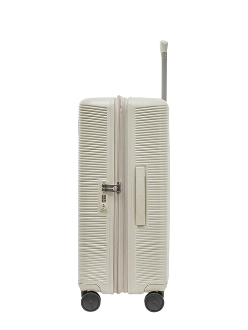 ULTIMA Medium rigid trolley, expandable beige - Rigid Trolley Cases