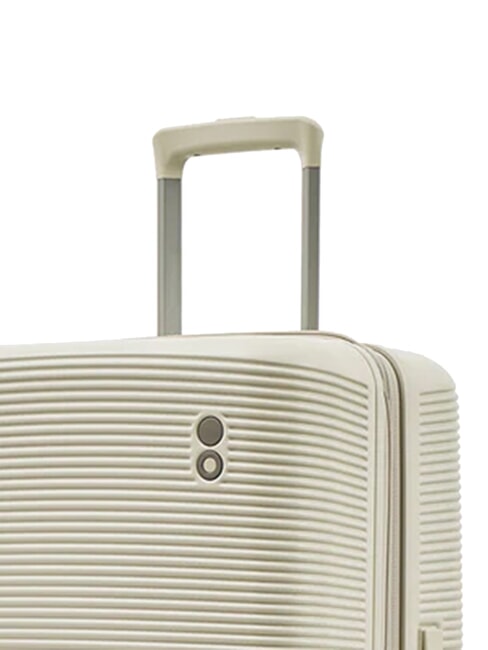 ULTIMA Medium rigid trolley, expandable beige - Rigid Trolley Cases