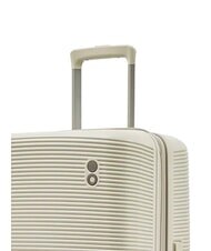 ECHOLAC ULTIMA Medium rigid trolley, expandable beige - Rigid Trolley Cases - 7