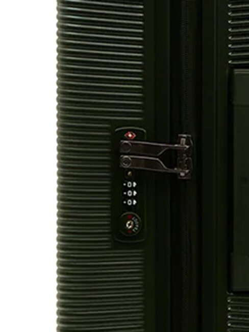 ULTIMA Expandable hardside carry-on trolley deep olive - Hand luggage