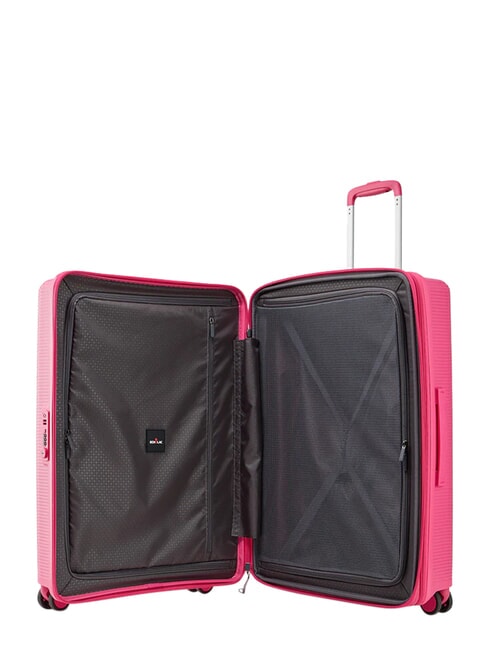 FORZA Large expandable trolley luminous pink - Rigid Trolley Cases