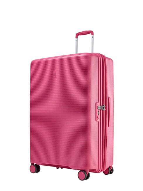 FORZA Large expandable trolley luminous pink - Rigid Trolley Cases
