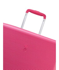 ECHOLAC FORZA Large expandable trolley luminous pink - Rigid Trolley Cases - 6