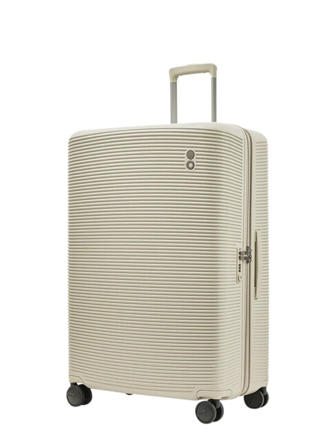 ULTIMA Large, rigid, expandable trolley beige - Rigid Trolley Cases