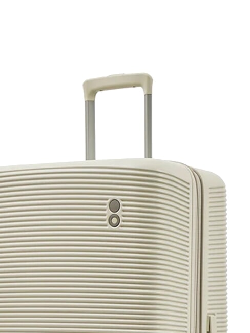 ULTIMA Large, rigid, expandable trolley beige - Rigid Trolley Cases