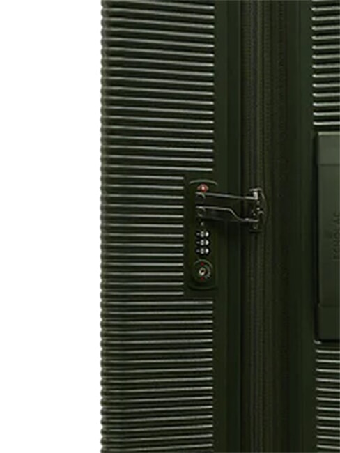 ULTIMA Large, rigid, expandable trolley deep olive - Rigid Trolley Cases