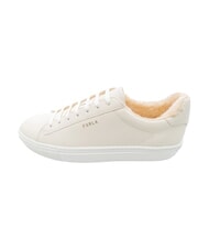 FURLA CAMPIONARIO - NICE  Leather sneakers talc h+natural int. - Women&rsquo;s shoes - 3