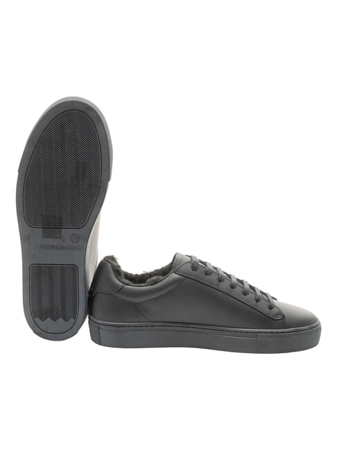 NICE  Leather sneakers Black - Women&rsquo;s shoes